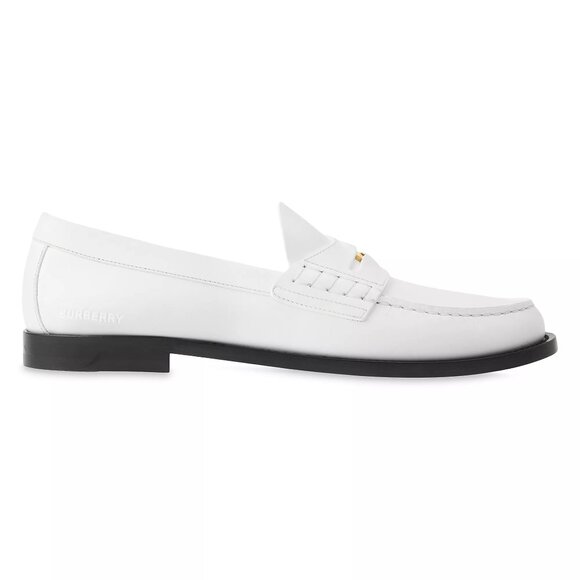 Burberry Rupert Leather Penny Loafers - Picture 1 of 3